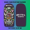 Brand-X WAR PIG Deck 13.5" x 29.5" (PRE-ORDER, FEBRUARY 2027) by Brand-X Skateboards