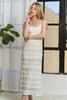 Lace Scoop Neck Midi Cami Dress – Elegant Lace Scoop Neck Dress with Romantic Detailing for Formal Events and Special Occasions by Stevvex