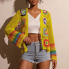Hand-Crocheted Knitted Cardigan for Women by FitiqueFit
