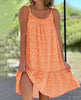 Boho Floral Sleeveless Cami Maxi Dress by FitiqueFit