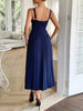 Contrast Wide Strap Midi Cami Dress by Wild and Free Boutique
