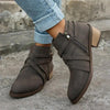 Women’s Retro High-Heel Ankle Boots – Chic Suede Single Boots by FitiqueFit