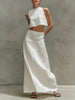 Women's Sleeveless Slimming Maxi Dress Two-Piece Set by FitiqueFit