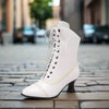 Women’s High Heel Martin Boots – British Style Motorcycle Fashion by FitiqueFit