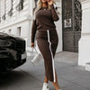 Women’s 2-Piece Skirt Set — Long Sleeve Sweatshirt + Midi Skirt by FitiqueFit