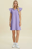 Double Take Full Size Ruffled V-Neck Cap Sleeve Dress – Ruffled V-Neck Dress, Cap Sleeve Dress, Elegant Ruffled Dress, Flattering V-Neck Dress, Stylish Full-Size Dress, Comfortable Ruffle Dress, Chic Cap Sleeve Dress by Stevvex