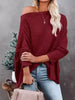 Waffle Knit Boat Neck T-Shirt by Simply Love