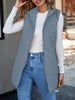 Women’s Cotton Jacket – Solid Color Lightweight Casual Outerwear by FitiqueFit