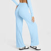 Loose Straight-leg Yoga Pants That Create A Slimming High-waisted Look by My Store