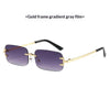 Frameless Rimless Sunglasses – Elegant Western Style by FitiqueFit