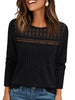 Ribbed Long Sleeve T-Shirt by Simply Love