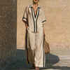 Women’s Color Block Shirt and Wide-Leg Pants Set by FitiqueFit