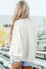 White Camo Letter Bow Printed KENTUCKY Mock Neck Reversible Sweatshirt by Wild and Free Boutique