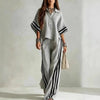 Women's Short-Sleeve Shirt & Loose Pants Two-Piece Set by FitiqueFit