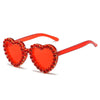 Peach Heart Rhinestone Sunglasses – Y2K INS Style by FitiqueFit