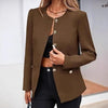 Women’s Round Neck Button Cardigan – Long Sleeve Classic Knit Sweater by FitiqueFit