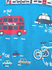 Children's London Travel Print Long Sleeve T-Shirt by Simply Love