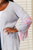 Woven Right Fringe Sleeve Dropped Shoulder Cardigan by Wild and Free Boutique
