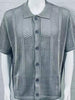 Men's Button Down Collared Neck Hollow Out Shirt