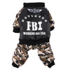 FBI Camouflage Coat | Jumpsuit Pants by Furr Baby Gifts