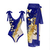 Fashion Personality Women Chiffon Beach Dress Suit