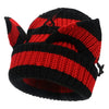 Women’s Thickened Acrylic Knitted Hat with Devil Ears | Cozy Beanie by FitiqueFit