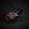 ''Eros'' Basket Muzzle black & red by Bestia Dog Gear