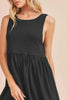 Round Neck Mini Tank Summer Comfortable Dress For Women – Versatile Wardrobe Essential for Effortless Style by Stevvex