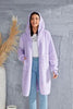 Red Double Take Full Size Hooded Teddy Bear Jacket with Thumbholes Ultra-Cozy & Stylish Comfortable Outerwear by Stevvex