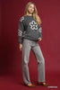 Umgee Round Neck Sweater Accents by FitiqueFit