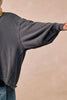 BiBi Mineral Washed French Terry Oversized Sweatshirt by FitiqueFit