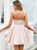 Plunging Neck Halter Dress – Waist-Cinching Elegant Style by FitiqueFit