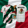 2026 Mexico Soccer V-Neck Short Sleeve Shirt – Men's & Women's Football Fan Tee, Mexican Pride Sportswear