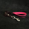 Black leather leash by Bestia Dog Gear