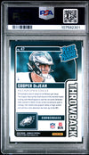 Graded 2024 Panini Donruss Cooper DeJean #47 Rated Rookies Throwback Rookie RC Football Card PSA 10 Gem Mint