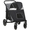 One-Click Foldable Stroller for Large Medium Small Dogs, Pet, Cats with Storage by Furr Baby Gifts