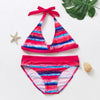 3-16Y Cartoon Two-piece Girls Swimwear Ruffle Swimsuit Bikini Set One Shoulder Beachwear Princess Two Piece Bathing Suit Children Swimwear Girls Swimsuit Bikini Set by Stevvex