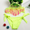 3-16Y Cartoon Two-piece Girls Swimwear Ruffle Swimsuit Bikini Set One Shoulder Beachwear Princess Two Piece Bathing Suit Children Swimwear Girls Swimsuit Bikini Set by Stevvex