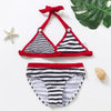 3-16Y Cartoon Two-piece Girls Swimwear Ruffle Swimsuit Bikini Set One Shoulder Beachwear Princess Two Piece Bathing Suit Children Swimwear Girls Swimsuit Bikini Set by Stevvex