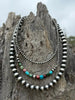 Sterling Silver Jasper Turquoise Necklace by Wild Junkie