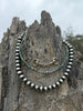 3-pc Necklace Stack: Snaffle Bit & Turquoise Heishi Bundle by Wild Junkie