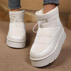 Women’s Fleece-Lined Short Boots – Warm Cotton Lined Winter Ankle Boots by FitiqueFit