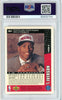 Graded 1996 Upper Deck UD Collector's Choice Allen Iverson #301 Rookie RC Basketball Card PSA 8 Auto Grade Near Mint