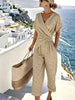 Women's Loose Irregular Short-Sleeve Two-Piece Set by FitiqueFit