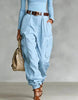 Women’s High-Waist Loose Fit Wide-Leg Casual Trousers by FitiqueFit