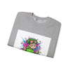 Crash Out With a Smile Sweatshirt | neon graffiti, meltdown streetwear by Tristan’s Treehouse