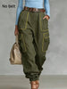 Women's High Waist Multi-Pocket Cargo Work Pants – Tapered Trousers by FitiqueFit