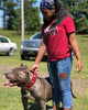 The "Eros" collar 2.5 inch wide RED by Bestia Dog Gear