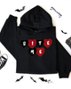 Bite me candy hearts hoodie by Madness & Mayhem LLC