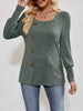 Ribbed Knit Slit Long Sleeve T-Shirt by Simply Love